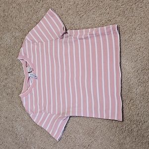 Pink striped shirt
